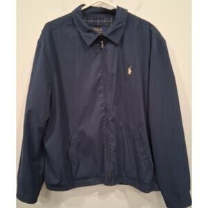 Polo Ralph Lauren Harrington Jacket Navy  Blue Size XL